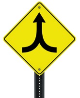 Merge sign